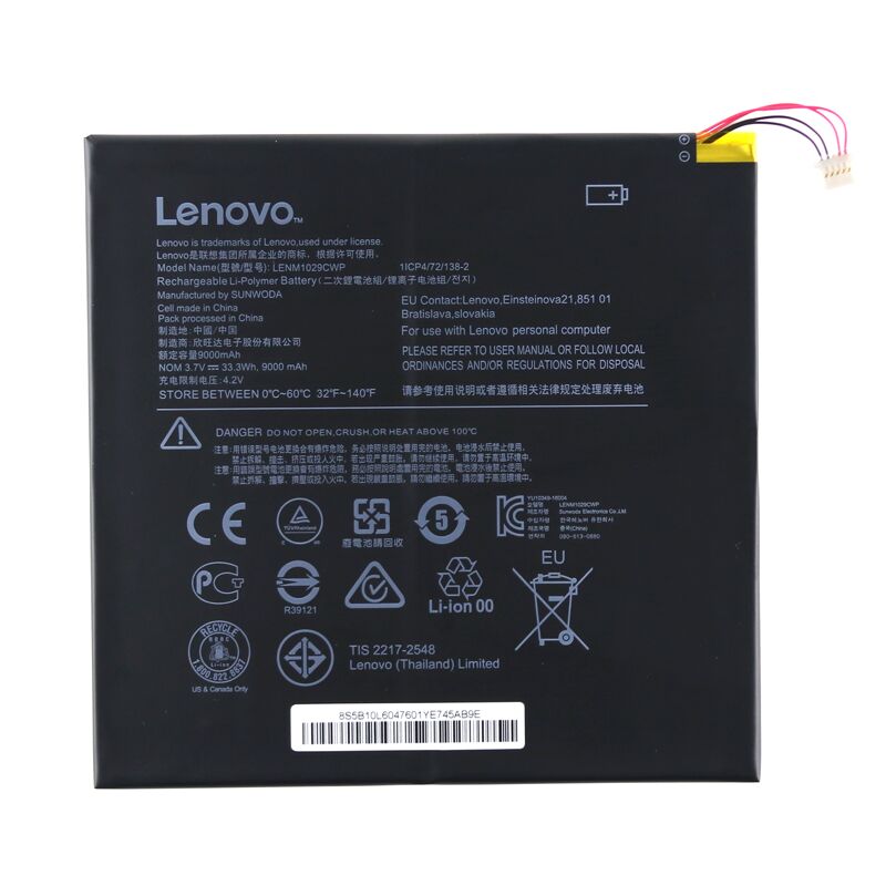 33.3Wh 9000mAh Battery For Lenovo LENM1029CWP MIIX310 MIIX300