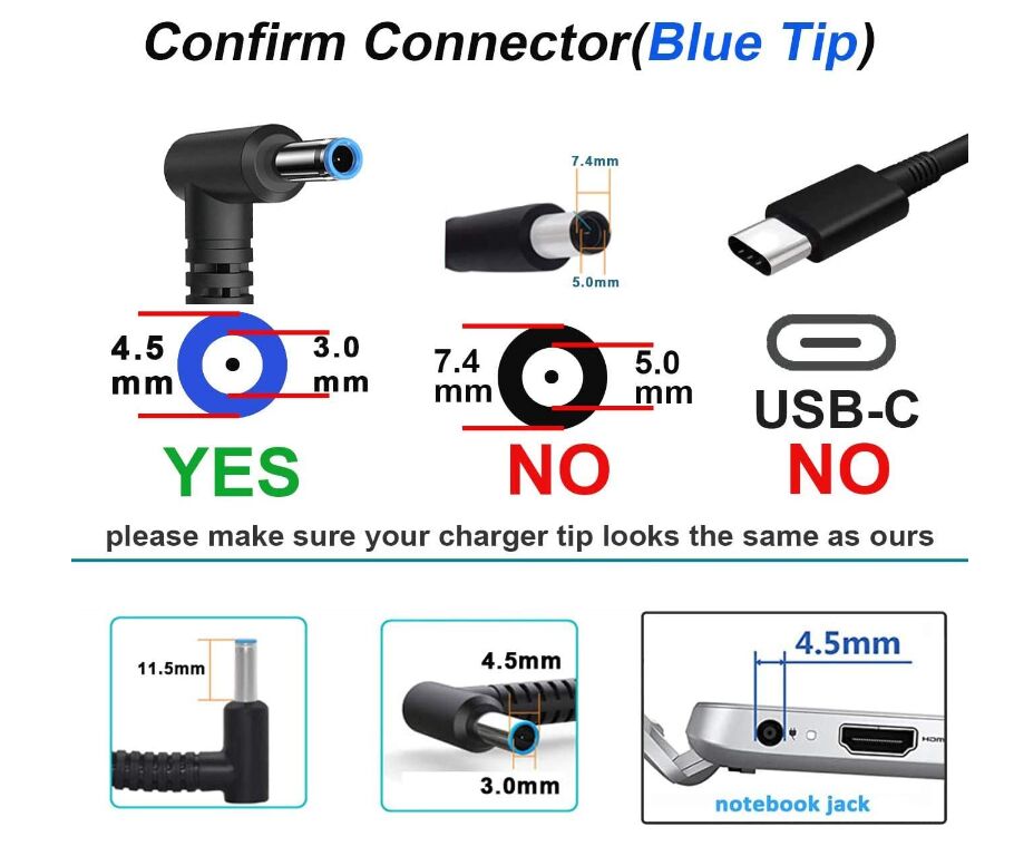 19.5V 2.31A 45W AC Adapter Power Charger for TPN-LA03 SK90A195231