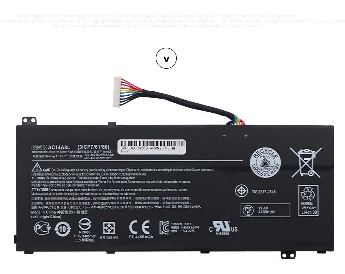 Original 4605mAh 52.5Wh Acer Aspire V17 Nitro MS2395 Battery