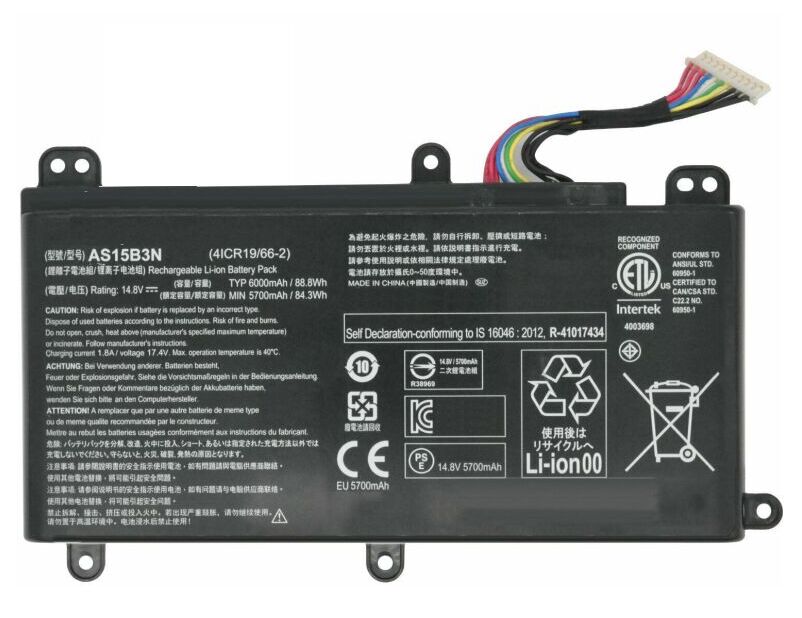 Original 6000mAh 88.8Wh Acer Predator 17 G9-792 Battery