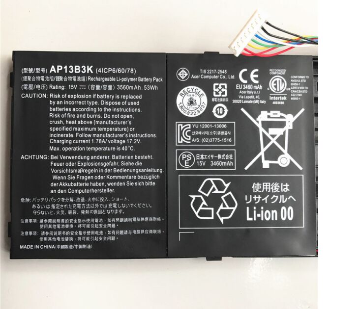 Original 3560mAh 53Wh Acer Aspire R7-571G Series Battery