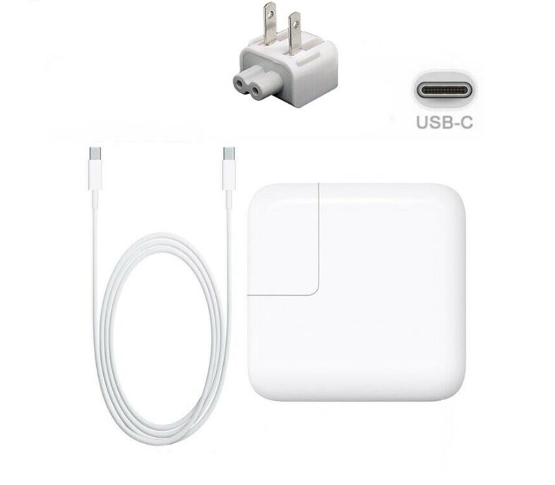 29W USB-C Power Adapter For Apple MacBook MJY42N/A + Free Cable