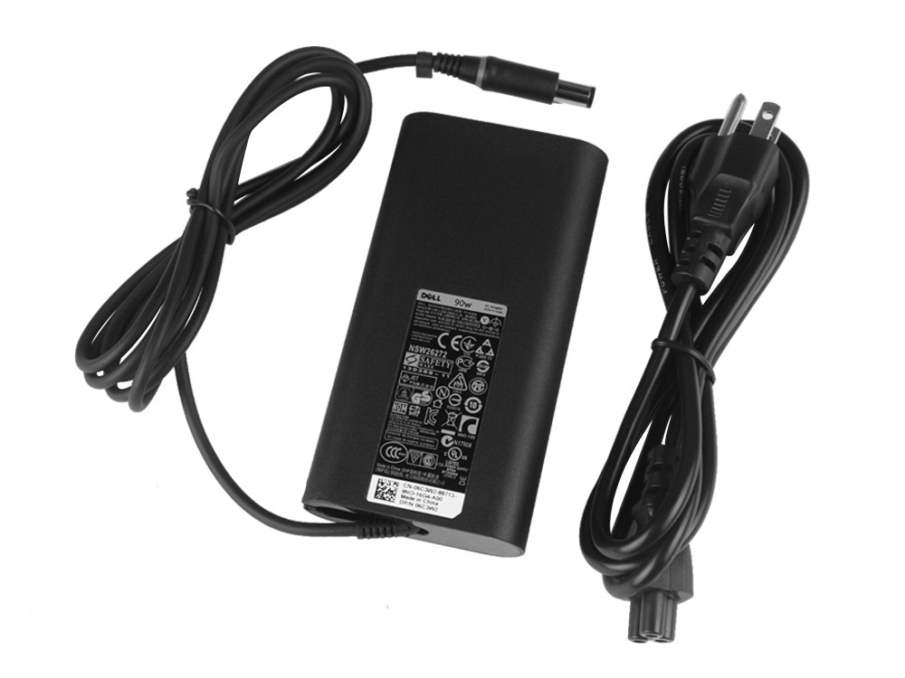 Original 19.5V 4.62A 90W Dell P13E P13E001 Adapter Charger + Free Cord