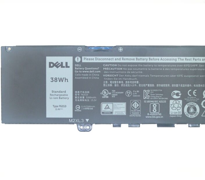 Original 3166mAh 38Wh Dell Vostro 13 5370 P87G001 Battery