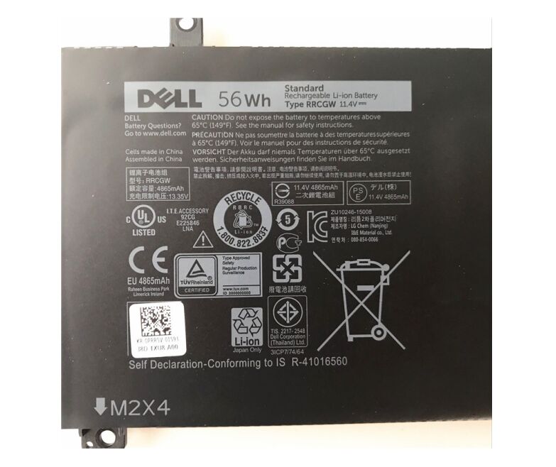 Original 11.4V 56Wh Dell 62MJV 451-BBFM 5D91C Battery