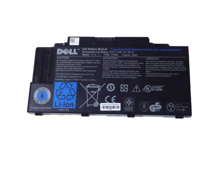 Original 9-Cell 66Wh Dell P06F001 Series Battery