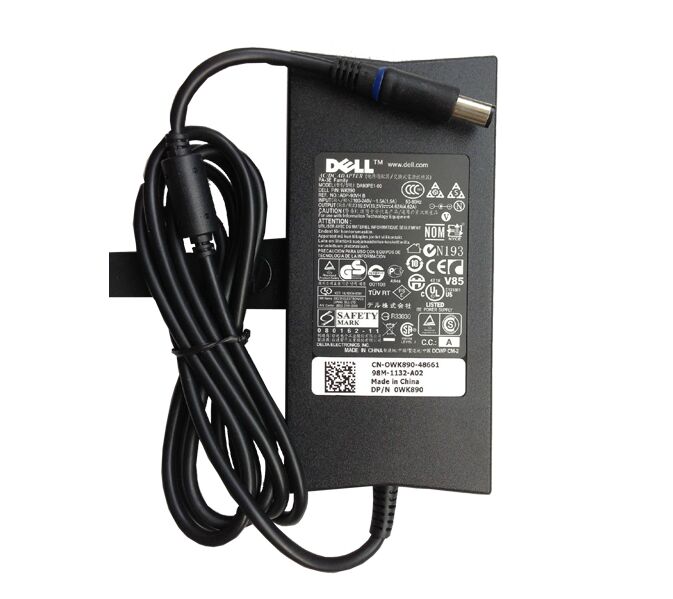 Original 19.5V 4.62A 90W Dell P12F001 AC Adapter Charger + Free Cord