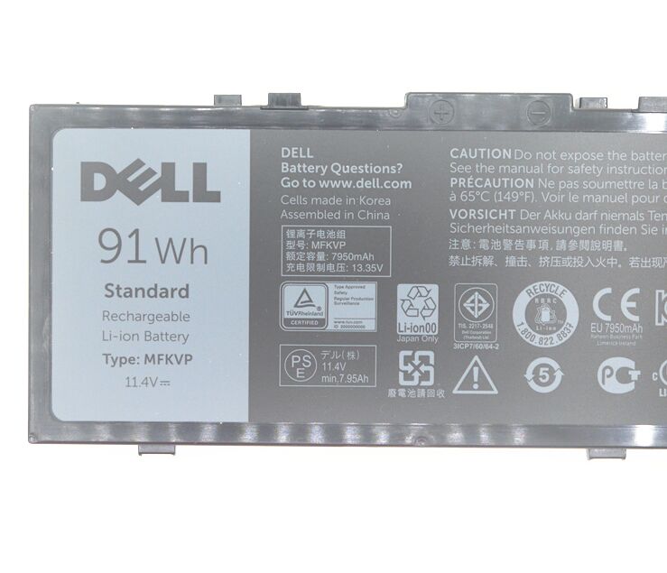 Original 7950mAh 91Wh Dell Precision M7720 Battery