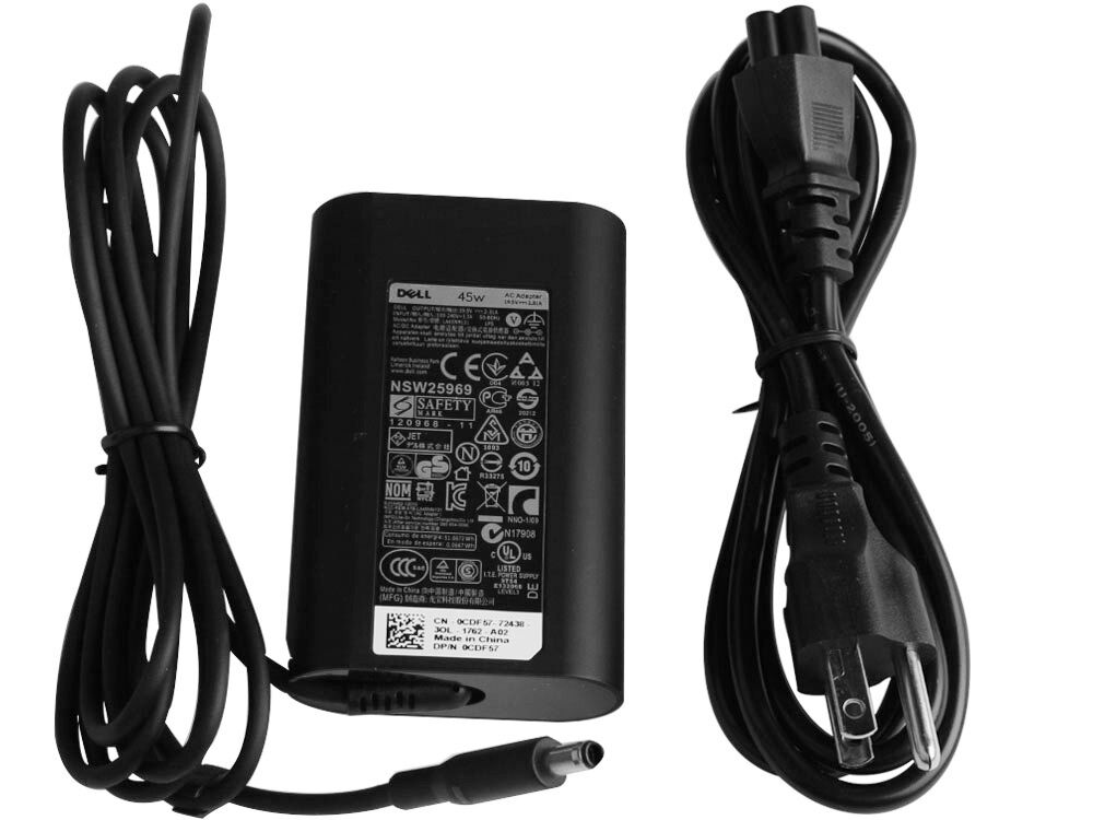 Original 45W Dell Inspiron 15 7579 P58F AC Adapter Charger + Free Cord