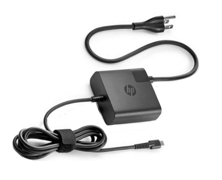 Original 45W USB-C HP EliteBook 840 G6 7UP99US AC Adapter + Free Cord